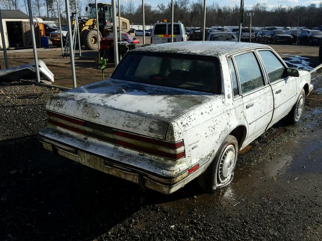 1G4AH51R7JT418302 - 1988 BUICK CENTURY CU WHITE photo 4