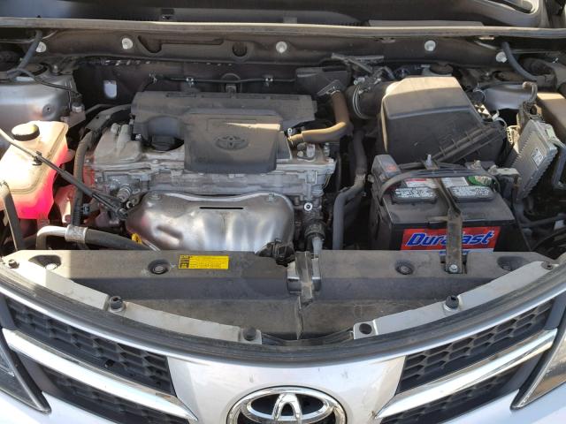 2T3YFREV8DW052181 - 2013 TOYOTA RAV4 LIMIT SILVER photo 7