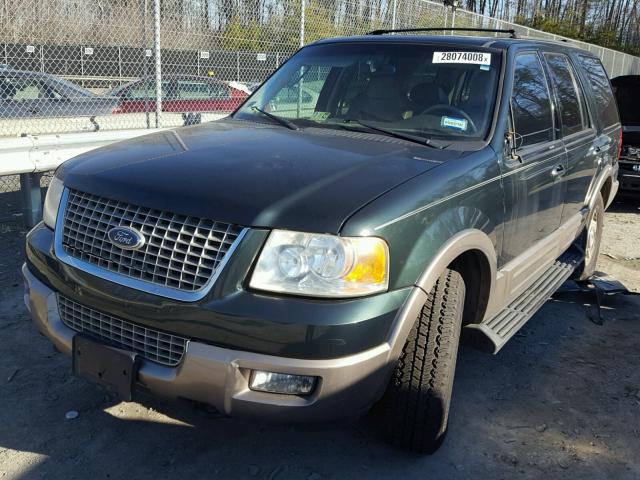 1FMFU18L23LA03483 - 2003 FORD EXPEDITION GREEN photo 2