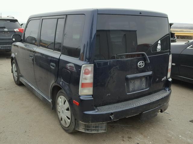 JTLKT324X64037208 - 2006 TOYOTA SCION XB BLUE photo 3