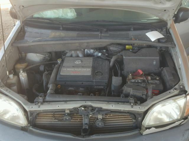 4T3ZF19C02U457480 - 2002 TOYOTA SIENNA CE SILVER photo 7