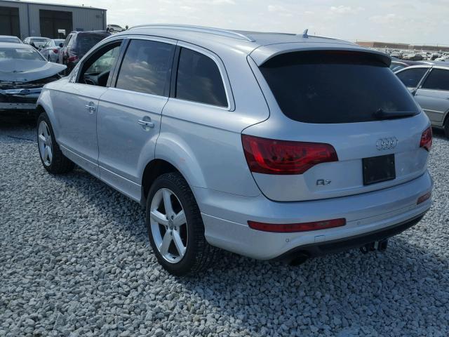 WA1DGAFE3BD004667 - 2011 AUDI Q7 PRESTIG SILVER photo 3