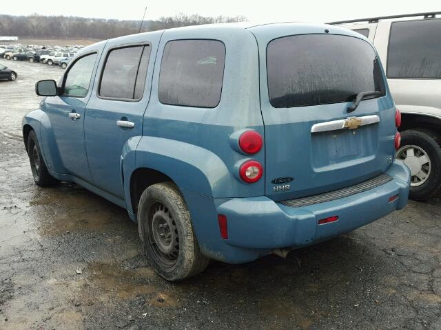 3GNDA13D57S614801 - 2007 CHEVROLET HHR LS BLUE photo 3