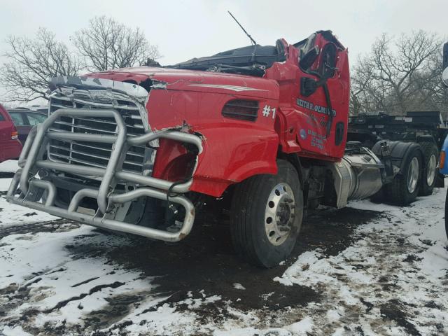 3AKJGBDV9GSFD0974 - 2016 FREIGHTLINER CASCADIA 1 RED photo 2