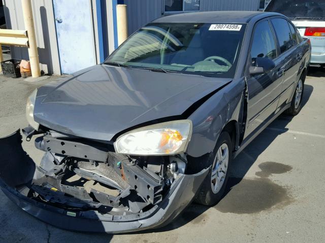 1G1ZS58F08F109891 - 2008 CHEVROLET MALIBU LS GRAY photo 2