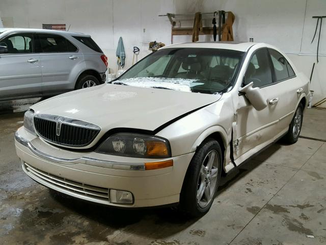 1LNHM87A62Y687019 - 2002 LINCOLN LS CREAM photo 2