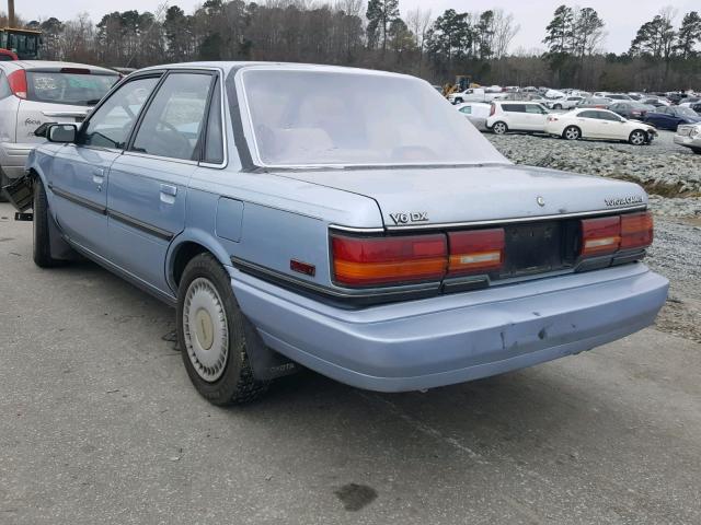 4T1VV21E7MU050207 - 1991 TOYOTA CAMRY DLX BLUE photo 3