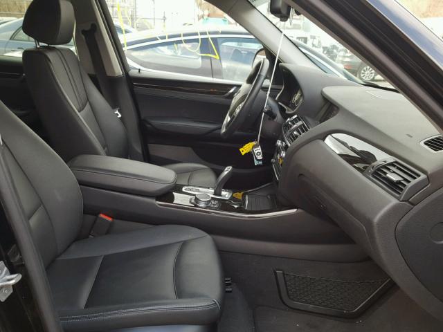 5UXWX9C51G0D70497 - 2016 BMW X3 XDRIVE2 BLACK photo 5