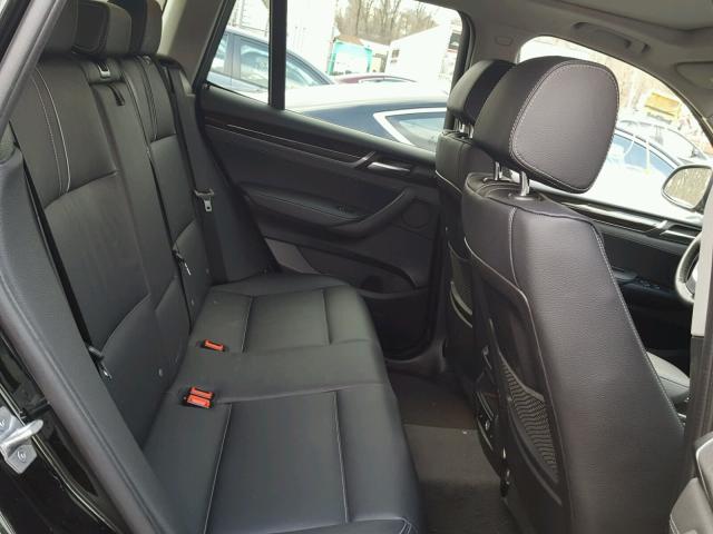 5UXWX9C51G0D70497 - 2016 BMW X3 XDRIVE2 BLACK photo 6