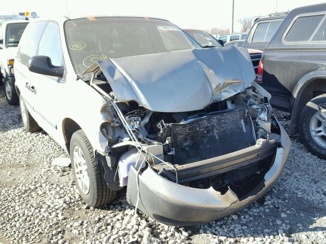 1D4GP25E97B246539 - 2007 DODGE CARAVAN SE TAN photo 1