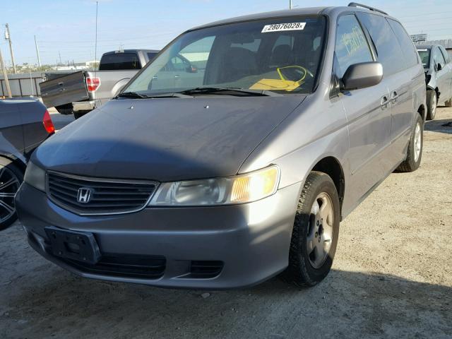 2HKRL1875YH546541 - 2000 HONDA ODYSSEY EX GRAY photo 2