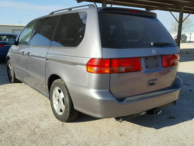 2HKRL1875YH546541 - 2000 HONDA ODYSSEY EX GRAY photo 3