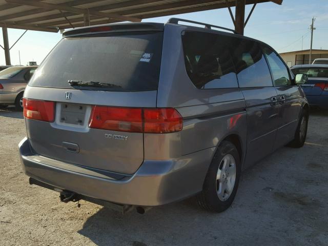 2HKRL1875YH546541 - 2000 HONDA ODYSSEY EX GRAY photo 4