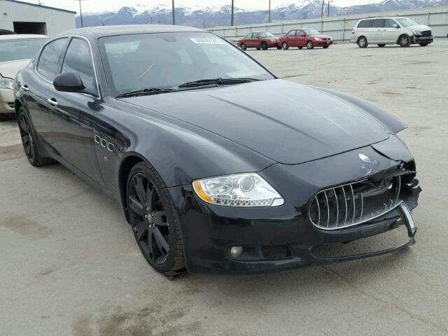 ZAMJK39A090045220 - 2009 MASERATI QUATTROPOR BLACK photo 1