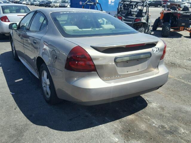 2G2WP552961200292 - 2006 PONTIAC GRAND PRIX ოქროსფერი ფოტო 3