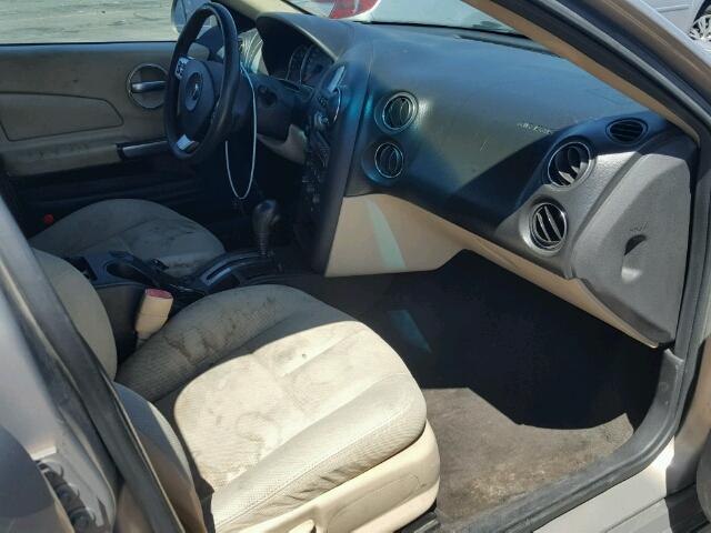 2G2WP552961200292 - 2006 PONTIAC GRAND PRIX ოქროსფერი ფოტო 5