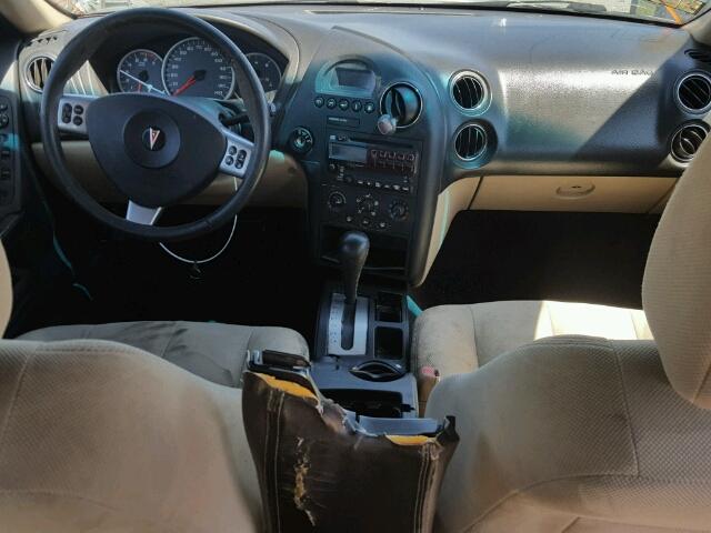2G2WP552961200292 - 2006 PONTIAC GRAND PRIX ოქროსფერი ფოტო 9
