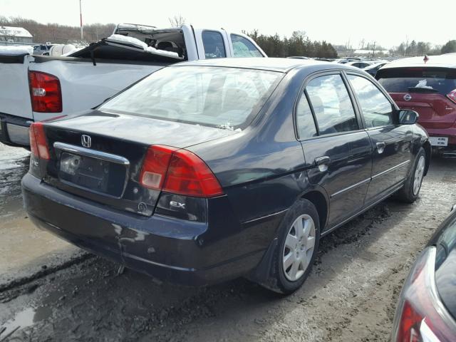 2HGES26761H607096 - 2001 HONDA CIVIC EX BLACK photo 4