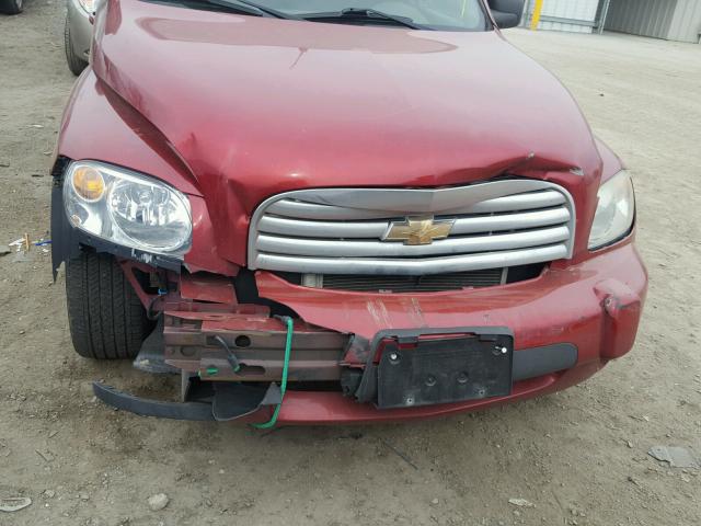 3GNBAADB4AS545188 - 2010 CHEVROLET HHR LS RED photo 9