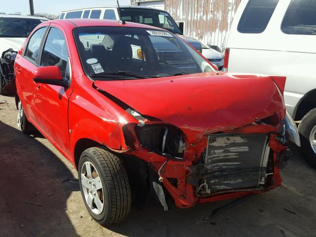 KL1TD56E49B357174 - 2009 CHEVROLET AVEO LS 红色 照片 1