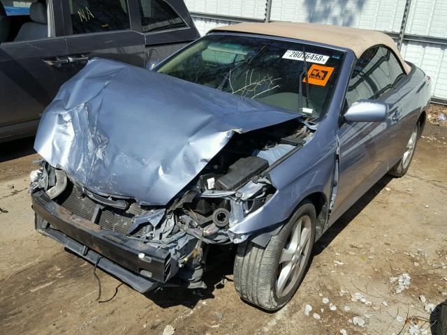 4T1FA38P95U061515 - 2005 TOYOTA CAMRY SOLA BLUE photo 2