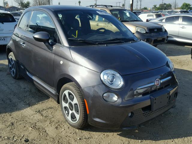 3C3CFFGE7GT184113 - 2016 FIAT 500 ELECTR CHARCOAL photo 1