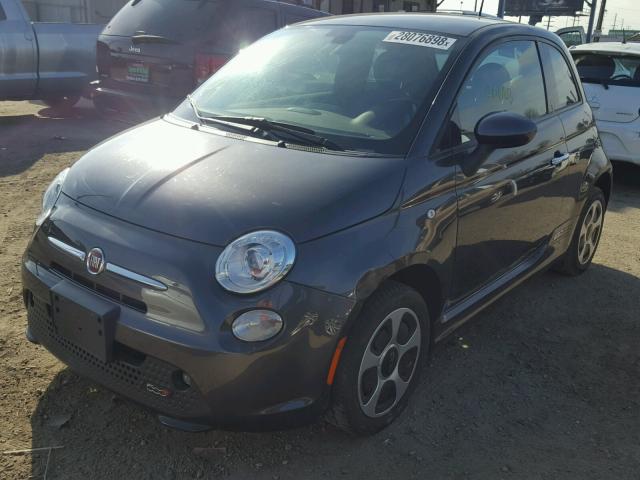 3C3CFFGE7GT184113 - 2016 FIAT 500 ELECTR CHARCOAL photo 2