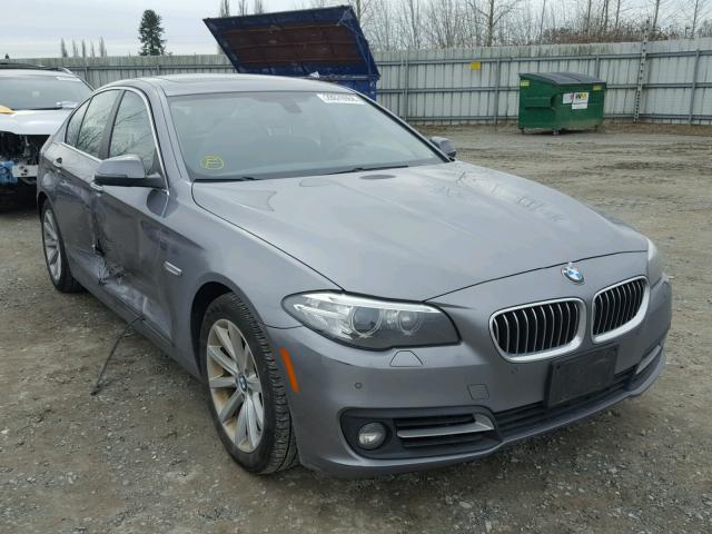 WBA5B3C54FD542709 - 2015 BMW 535 XI GRAY photo 1