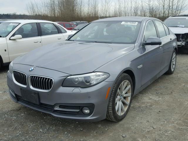 WBA5B3C54FD542709 - 2015 BMW 535 XI GRAY photo 2