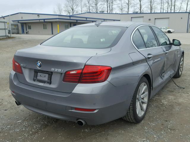 WBA5B3C54FD542709 - 2015 BMW 535 XI GRAY photo 4