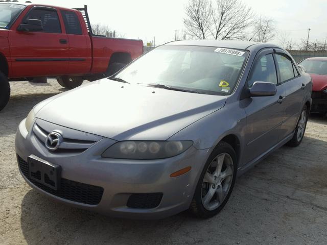 1YVHP80C185M20527 - 2008 MAZDA 6 I GRAY photo 2