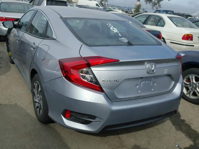 19XFC2F78GE228606 - 2016 HONDA CIVIC EX SILVER photo 3