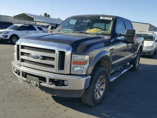 1FTSW21RX8ED47950 - 2008 FORD F250 SUPER CHARCOAL photo 2