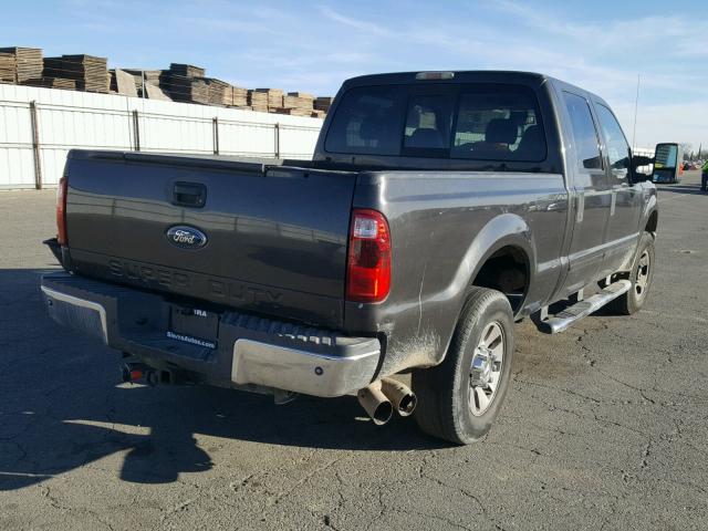 1FTSW21RX8ED47950 - 2008 FORD F250 SUPER CHARCOAL photo 4