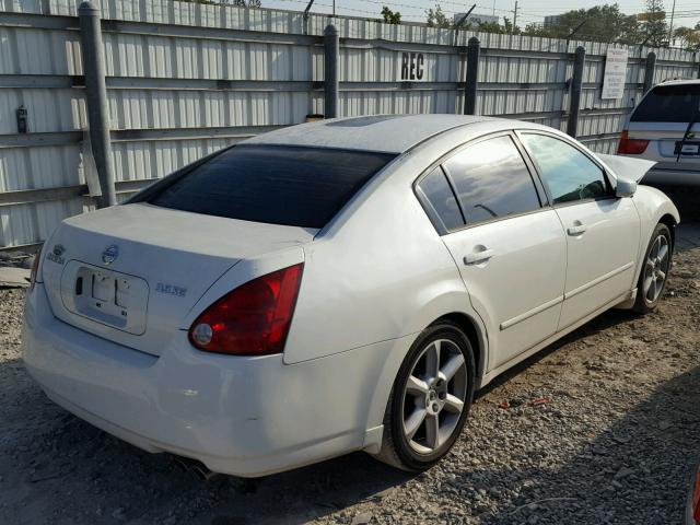 1N4BA41E56C812074 - 2006 NISSAN MAXIMA SE WHITE photo 4