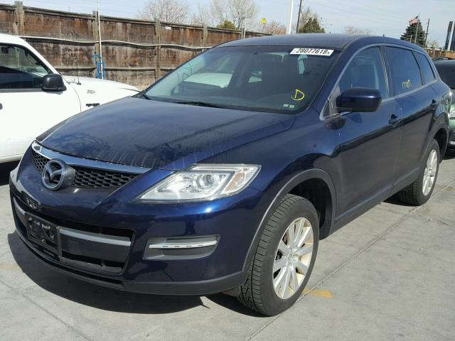 JM3TB38V480155744 - 2008 MAZDA CX-9 BLUE photo 2