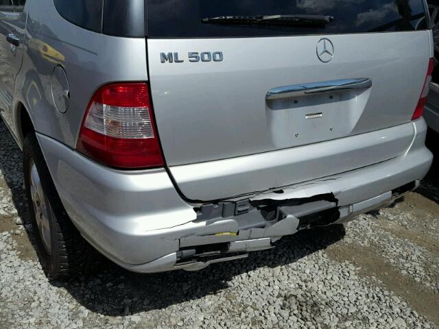 4JGAB75E52A349059 - 2002 MERCEDES-BENZ ML500 SILVER photo 9