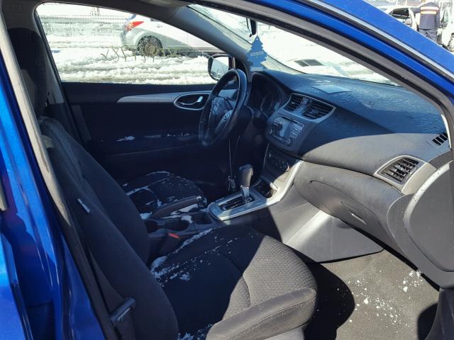 3N1AB7APXDL644152 - 2013 NISSAN SENTRA S BLUE photo 5