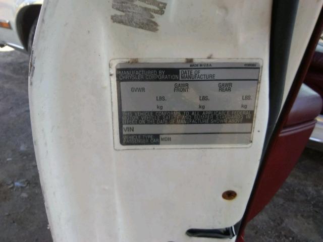 1C3BF66PXFX650392 - 1985 CHRYSLER FIFTH AVEN 白色 照片 10