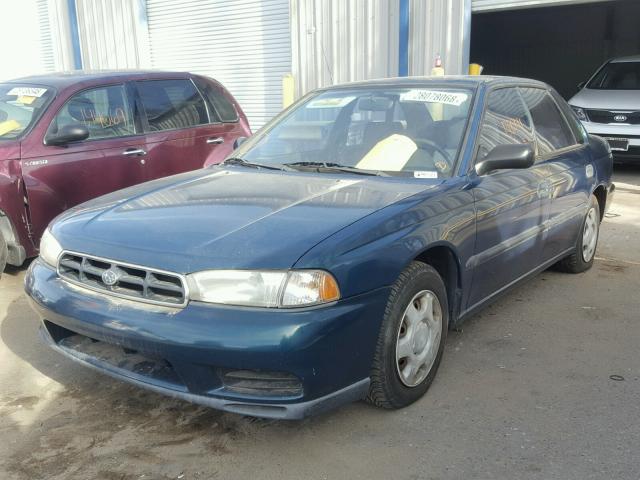 4S3BD4352W7206125 - 1998 SUBARU LEGACY L GREEN photo 2