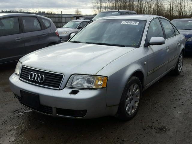 WAUJT64B72N096223 - 2002 AUDI A6 3 SILVER photo 2