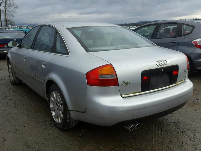 WAUJT64B72N096223 - 2002 AUDI A6 3 SILVER photo 3