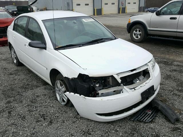 1G8AJ55FX7Z107648 - 2007 SATURN ION LEVEL WHITE photo 1