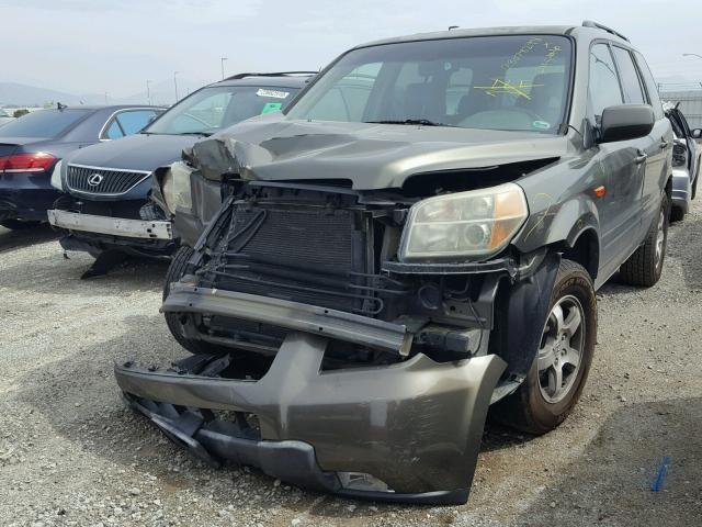 5FNYF28646B005069 - 2006 HONDA PILOT EX GRAY photo 2