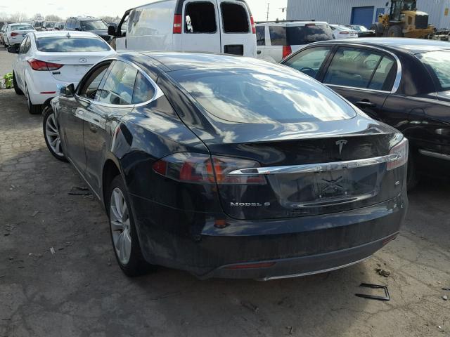 5YJSA1S16EFP45040 - 2014 TESLA MODEL S BLACK photo 3