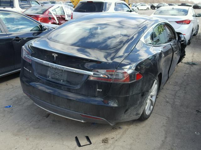5YJSA1S16EFP45040 - 2014 TESLA MODEL S BLACK photo 4