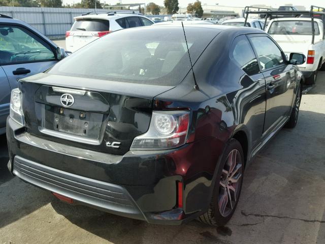 JTKJF5C73E3078005 - 2014 TOYOTA SCION TC BLACK photo 4