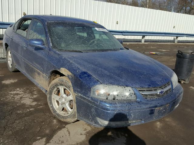 2G1WH52K449278449 - 2004 CHEVROLET IMPALA LS BLUE photo 1