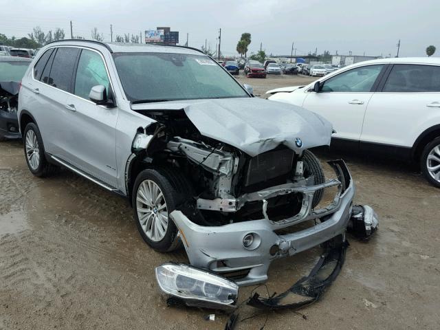 5UXKR6C59F0J78067 - 2015 BMW X5 XDRIVE5 SILVER photo 1