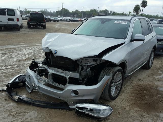 5UXKR6C59F0J78067 - 2015 BMW X5 XDRIVE5 SILVER photo 2